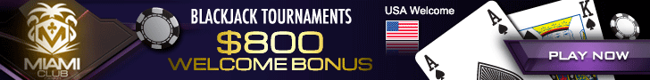 Miami Club Casino Tournament up to $800 Bonus