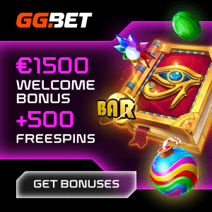 GGBet Online Casino, eSports, Sports Betting €1500 Welcome Bonus + 500 Free Spins