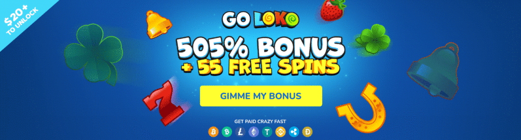 Crypto Loko Casino welcome bonus